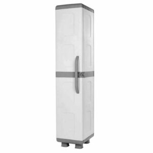 Παπουτσοθήκη Νιόβη Πλαστική Γκρι / Ανθρακί 44x36x179cm