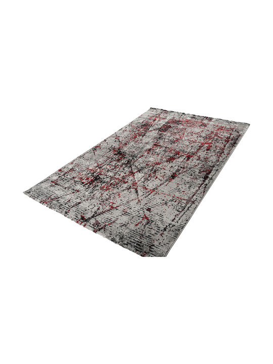 Balsan 176 Χαλί Ορθογώνιο Grey-Red Focus Grey Red 133X190 - Image 4