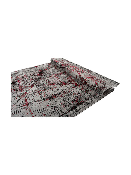 Balsan 176 Χαλί Ορθογώνιο Grey-Red Focus Grey Red 133X190 - Image 3