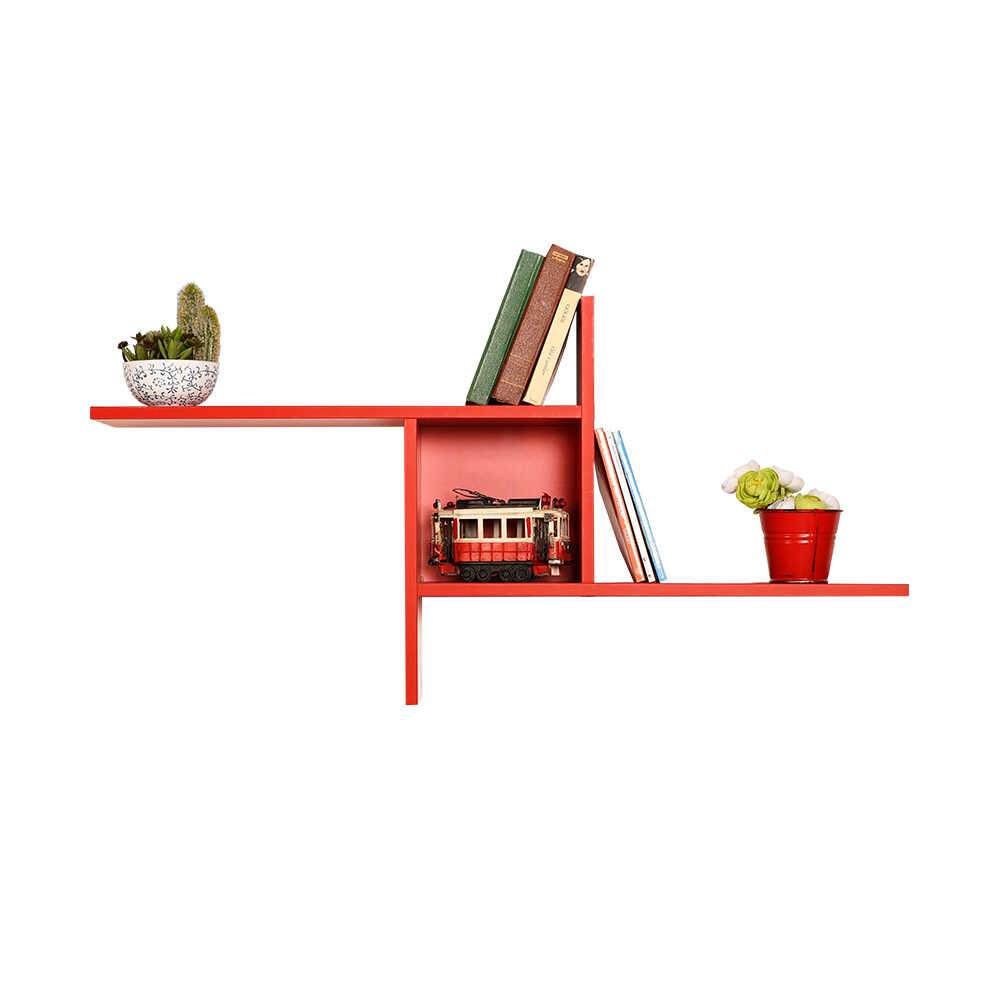 Adore raf_04_KK Ράφι Τοίχου Κόκκινο - Image 2