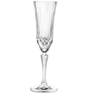 RCR Adagio Σετ Ποτήρια Σαμπάνιας από Κρύσταλλο Κολωνάτα 180ml 6τμχ