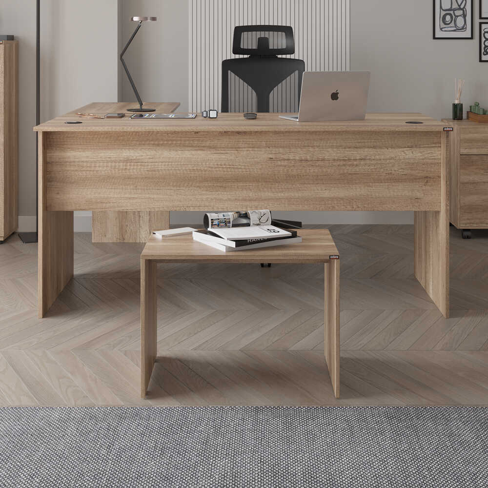 Τραπεζάκι σαλονιού Ρίο Ορθογώνιο - Ανοιχτό Καρυδιά (Tori) RSH-300-TT60x43x40 cm (ΠxΥxΒ) - Image 2