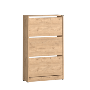 Ράφι παπουτσιών Flat Duo 3 επιπέδων - Florida Oak 73x119x26 εκ. SHC-530-FF