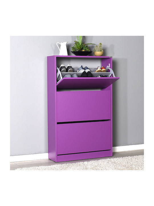 ADORE Παπουτσοθήκη με 3 Ράφια SHC-530 UU ΜΩΒ 73x26x119cm