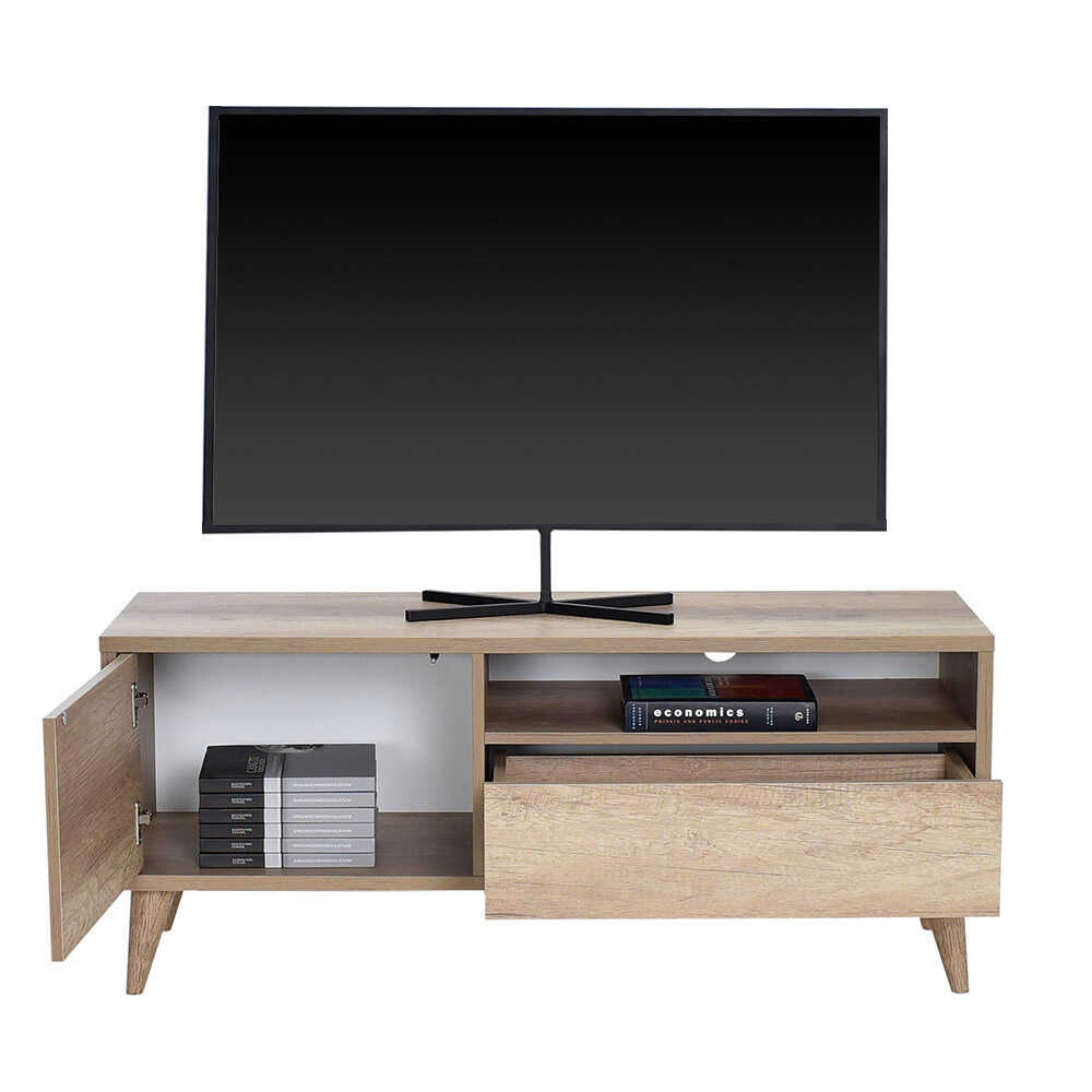 Ρετρό βάση τηλεόρασης με συρτάρια - Ανοιχτό καρύδι (Tori) TVR-311-TT 120x50x40 cm (ΠxΥxΒ) - Image 6