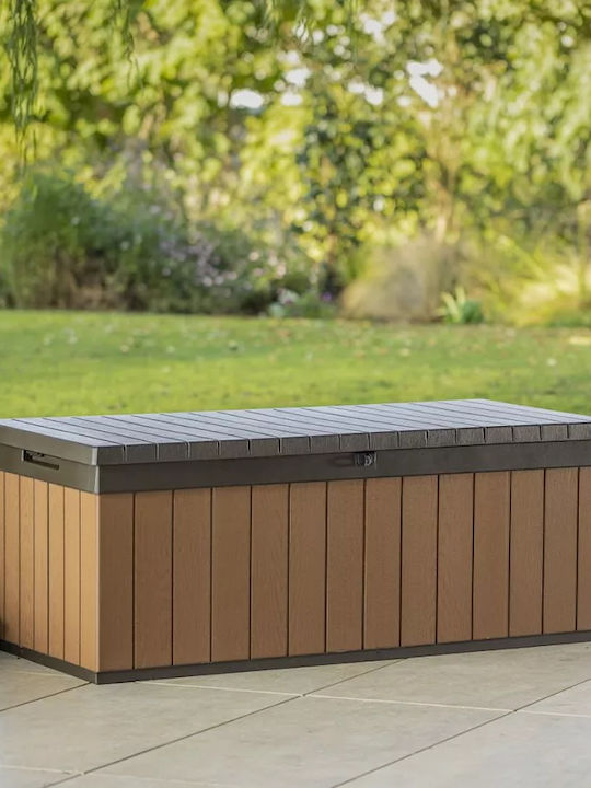 Keter Μπαούλο Αποθήκευσης Εξωτερικού Χώρου από Πολυπροπυλένιο 380lt Καφέ Μ132.2xΠ55.7xΥ47.4εκ. 26.00176 - Image 5