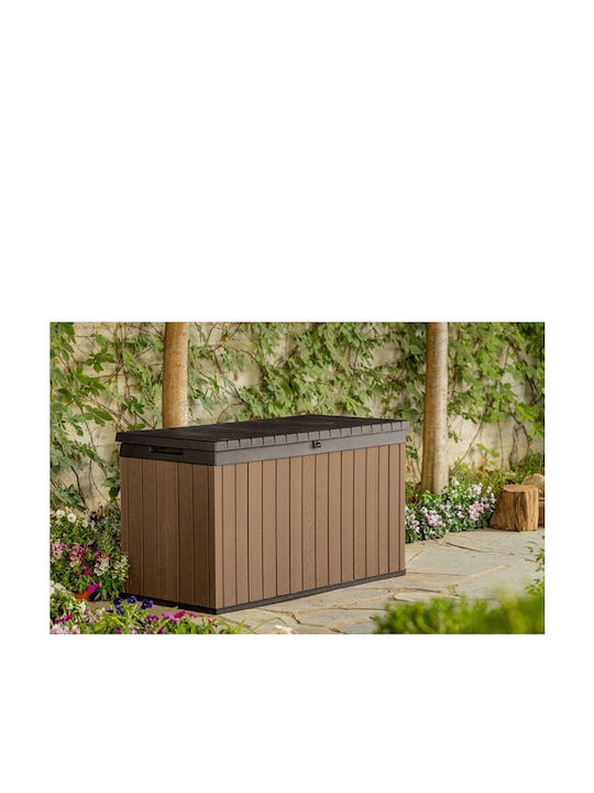 Keter Μπαούλο Αποθήκευσης Εξωτερικού Χώρου Darwin από Πολυπροπυλένιο 570lt Καφέ Μ132,2xΠ55,7xΥ71,2εκ. 26.00177 - Image 6