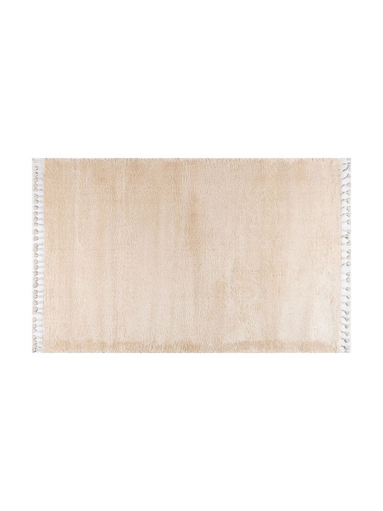 Balsan Shaggy με Κρόσια Beige Σετ Κρεβ/ρας 67cm 3τμχ - Image 5