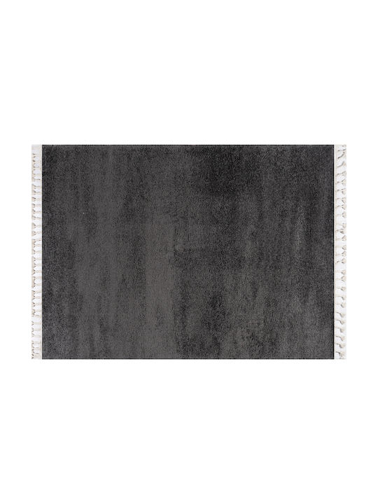 Balsan Soft Χαλί Ορθογώνιο Shaggy με Κρόσια Anthracite 165 165x230