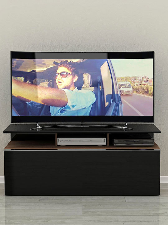 Έπιπλο Τηλεόρασης (117x40x48) A-D Basic Black TVC-529-NS-1