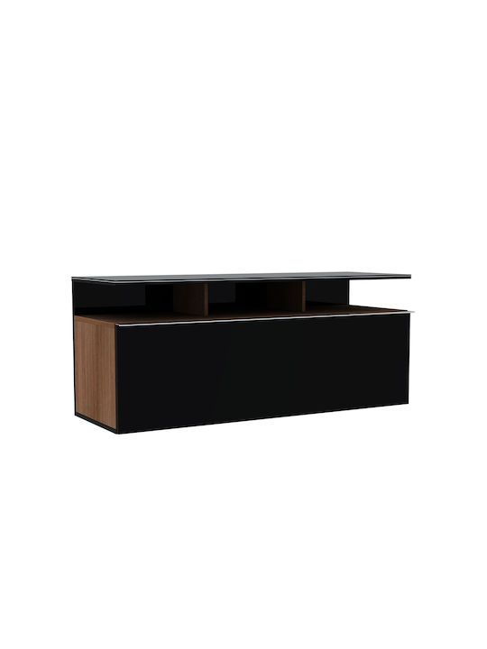 Έπιπλο Τηλεόρασης (117x40x48) A-D Basic Black TVC-529-NS-1 - Image 3