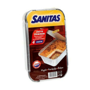 Sanitas Σκεύος μιας Χρήσης 4τμχ (Μεγάλο)