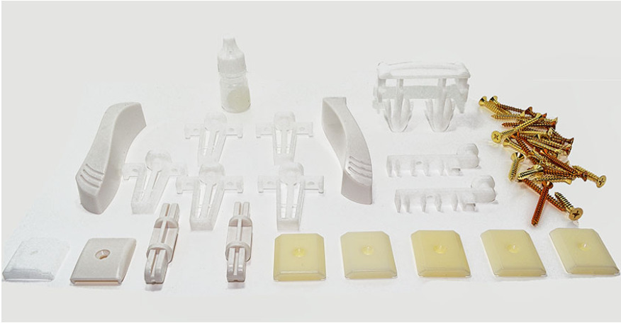 Πτυσσόμενη πόρτα CHIOS IDEA Τυποποιημένης Διάστασης σε Χρώμα ΞΥΛΟ ΜΑΟΝΙ 84cm x 210cm - Image 7